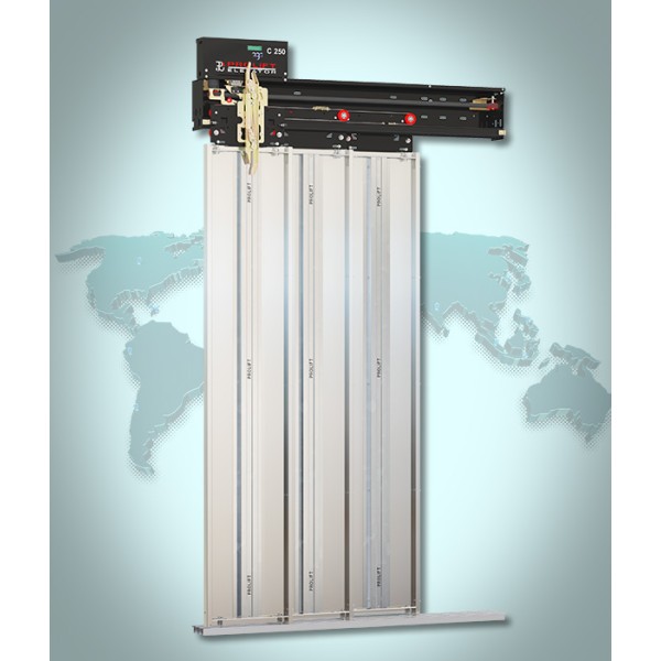 3 PANEL TELESKOBİK KABİN KAPISI